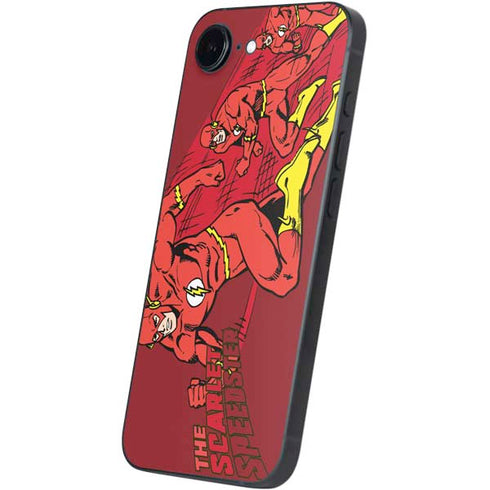 DC Comics The Flash Classic Art in Sequence Running pose iPhone 16e Skin